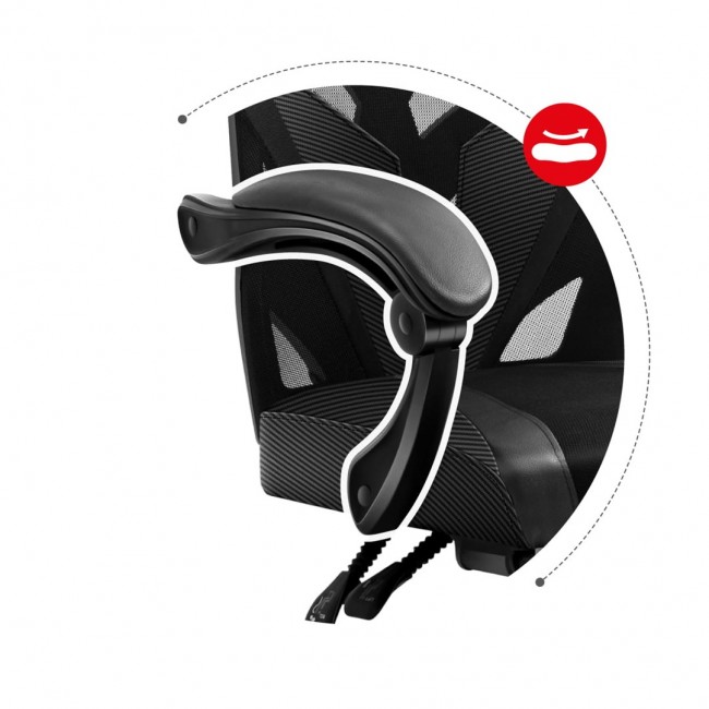 Huzaro Combat 5.0 PC gaming chair Mesh seat Black Huzaro Combat 5.0 PC gaming chair Mesh seat Black