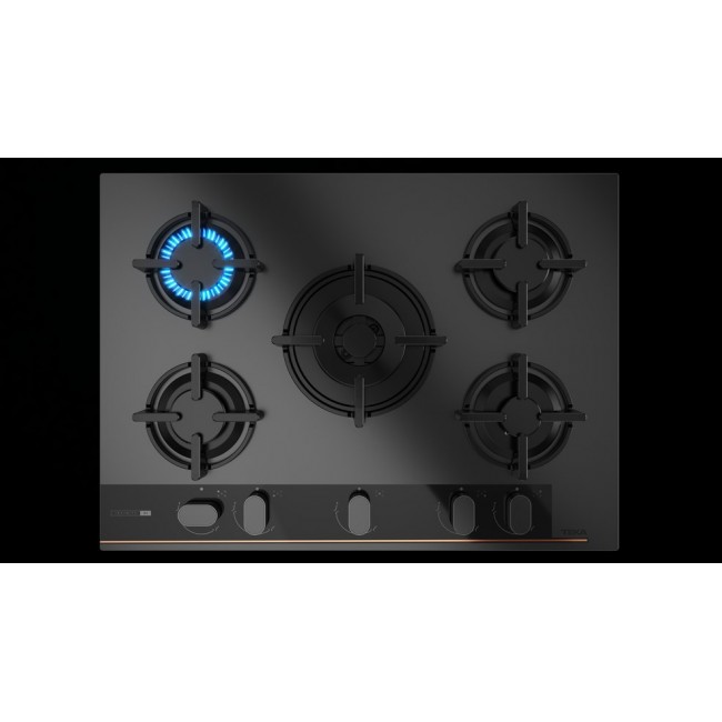 Teka GBC 75 Infinity G1 Black Built-in 70 cm Gas 5 zone(s)