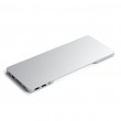 Satechi dock & port replic. for laptops, silver