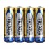 Maxell ALKALINE LR06 LR6 AA alkaline batteries, 4-pack, 1.5V, foil packaging