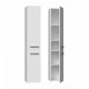 Bathroom cabinet NEL II 31x30x174 cm, matt white Bathroom cabinet NEL II 31x30x174 cm, matt white
