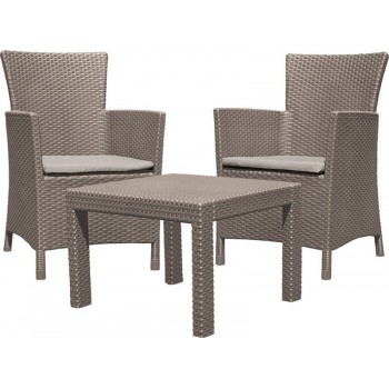 Allibert Rosario outdoor furniture set Cappuccino