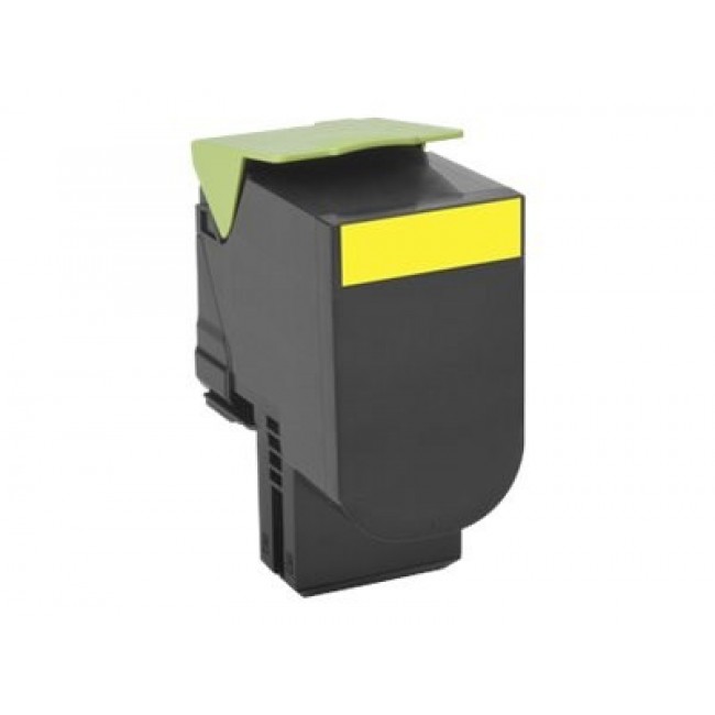 Lexmark 802Y toner cartridge 1 pc(s) Original Yellow Lexmark 802Y toner cartridge 1 pc(s) Original Yellow