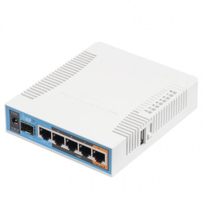 Mikrotik hAP ac 500 Mbit/s White Power over Ethernet (PoE) Mikrotik hAP ac 500 Mbit/s White Power over Ethernet (PoE)