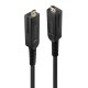 Lindy 10m Fibre Optic Hybrid Micro-HDMI 18G Cable with Detachable HDMI and DVI Connectors