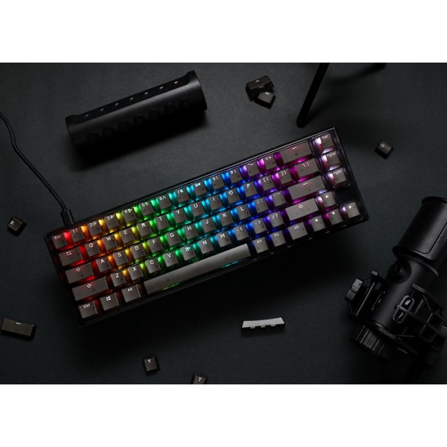 Ducky One 3 Aura Black SF Gaming Keyboard, RGB LED - MX-Speed-Silver Ducky One 3 Aura Black SF Gaming Keyboard, RGB LED - MX-Speed-Silver