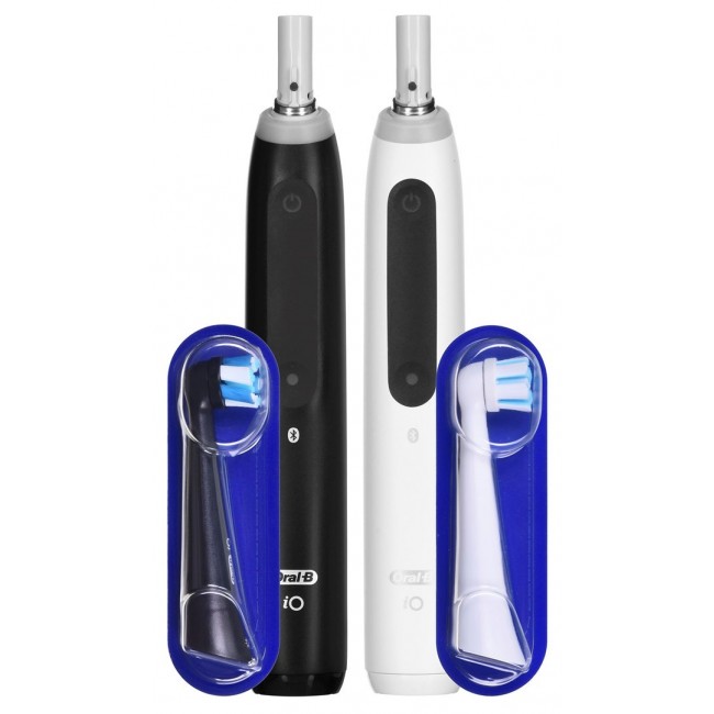 Braun Oral-B iO5 Duo Matt Black/Quite White electric toothbrush Braun Oral-B iO5 Duo Matt Black/Quite White electric toothbrush
