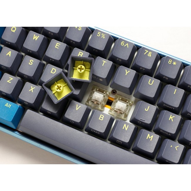 Ducky One 3 Daybreak Mini keyboard Gaming USB German Black, Blue, Green