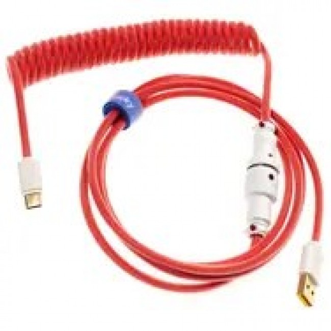 Ducky Premicord USB cable 1.8 m USB A USB C Pink