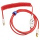 Ducky Premicord USB cable 1.8 m USB A USB C Pink