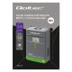 Qoltec Solarny regulator adowania MPPT z czujnikiem temperatury 80A |12V / 24V / 36V / 48V | LCD | Bluetooth | APP | GEL | LiFePO4