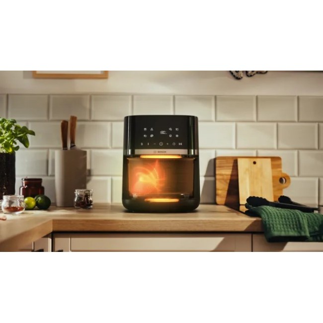 Bosch Serie 4 MAFS2462B fryer Single 6.1 L Stand-alone 2050 W Hot air fryer Black Bosch Serie 4 MAFS2462B fryer Single 6.1 L Stand-alone 2050 W Hot air fryer Black