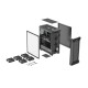 GENESIS CASE IRID 505F MIDI TOWER WITH WINDOW