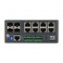 LevelOne TURING 12-Port L3 Lite Managed Gigabit Industrial Switch, 4 x SFP, DIN-Rail, -40 C to 75 C