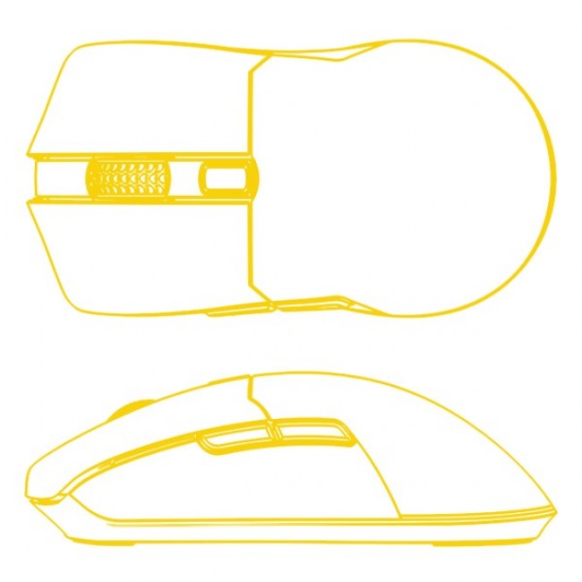 HATOR Pulsar 3 Wireless, white - Optical Yellow 100M Switches PixArt PMW 3311 (HTM631) HATOR Pulsar 3 Wireless, white - Optical Yellow 100M Switches PixArt PMW 3311 (HTM631)