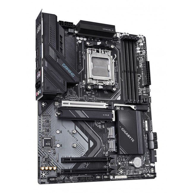 GIGABYTE X870 GAMING WIFI6 Motherboard - Supports AMD Ryzen 9000 CPUs, 8+2+2 phases VRM, up to 8000MHz DDR5 (OC), 1xPCIe 5.0 + 2xPCIe 4.0, Wi-Fi 6, 2.5GbE LAN, USB 4