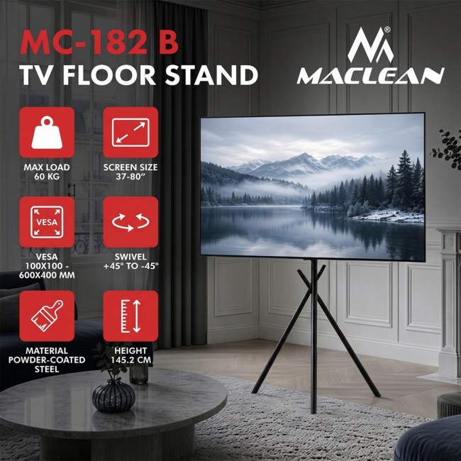 Maclean TV Floor Stand/Mount, 37 80 Maclean TV Floor Stand/Mount, 37 80