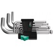 Wera 05133163001 hex key L-shaped hex key Metric 9 pc(s) Wera 05133163001 hex key L-shaped hex key Metric 9 pc(s)