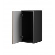 Cama full storage cabinet ROCO RO3 75/37/39 white/white/black Cama full storage cabinet ROCO RO3 75/37/39 white/white/black
