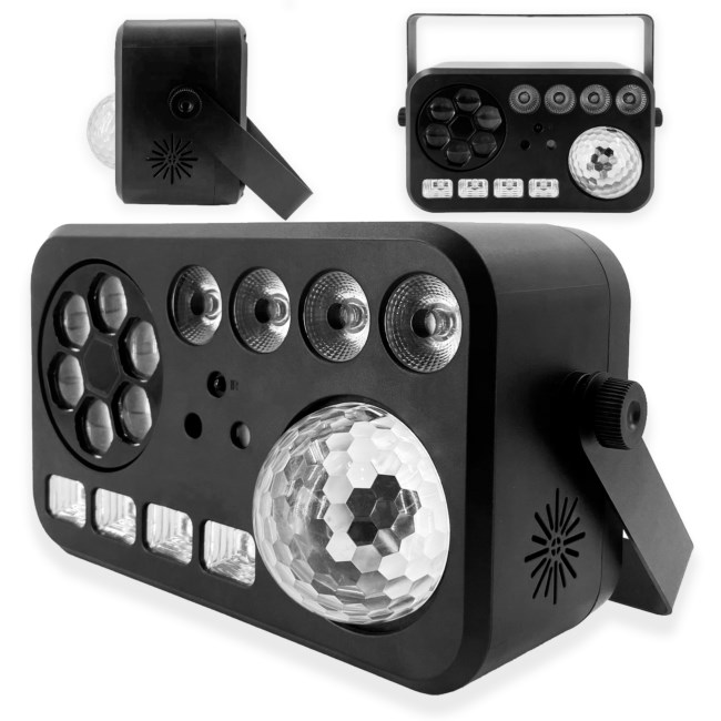 LIGHT4ME PARTY V multifeature lighting effect LED RGBW-UV 6 LIGHT4ME PARTY V multifeature lighting effect LED RGBW-UV 6