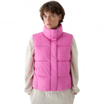 Women's vest 4F F140 pink 4FWAW24TVJAF140 54S L