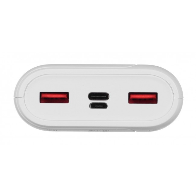 SILICON POWER QS15 Powerbank External battery 20000 mAh 2x USB QC 3.0 1x USB-C PD (SP20KMAPBKQS150W) White SILICON POWER QS15 Powerbank External battery 20000 mAh 2x USB QC 3.0 1x USB-C PD (SP20KMAPBKQS150W) White