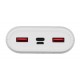 SILICON POWER QS15 Powerbank External battery 20000 mAh 2x USB QC 3.0 1x USB-C PD (SP20KMAPBKQS150W) White SILICON POWER QS15 Powerbank External battery 20000 mAh 2x USB QC 3.0 1x USB-C PD (SP20KMAPBKQS150W) White
