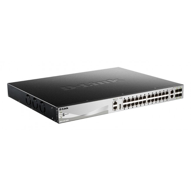 D-Link DGS-3130-30PS/E network switch Managed L3 Gigabit Ethernet (10/100/1000) Power over Ethernet (PoE) Grey D-Link DGS-3130-30PS/E network switch Managed L3 Gigabit Ethernet (10/100/1000) Power over Ethernet (PoE) Grey
