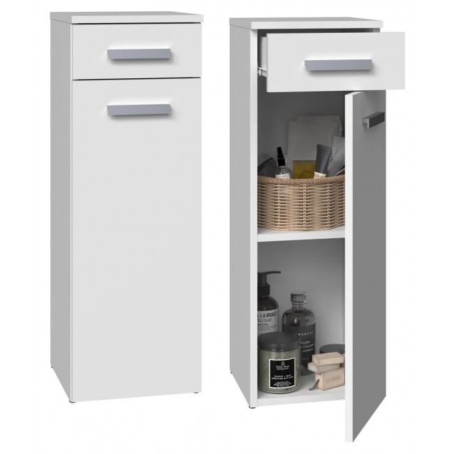 Topeshop NEL V DS BIEL bathroom storage cabinet White Topeshop NEL V DS BIEL bathroom storage cabinet White
