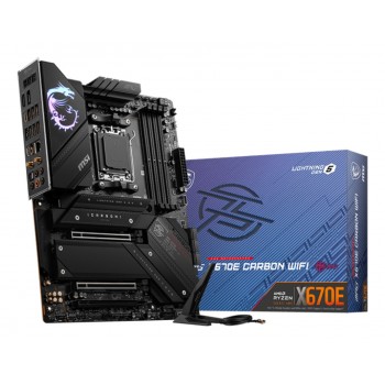 MSI MPG X670E CARBON WIFI motherboard AMD X670 Socket AM5 ATX