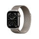 Apple Watch Series 11 GPS + Cellular 42mm Natural Titanium Case with Natural Milanese Loop