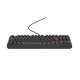 GAMING KEYBOARD GENESIS THOR 230 TKL DE RGB MECHANICAL OUTEMU RED BLACK HOT SWAP