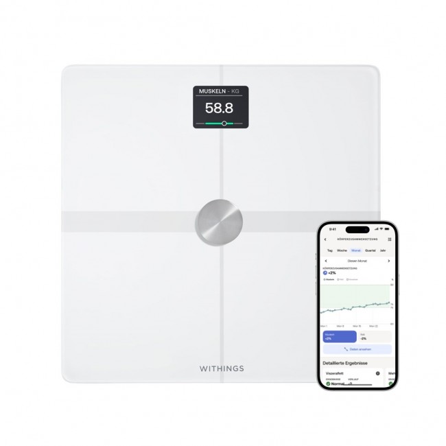 Withings Body Smart Square White Electronic personal scale