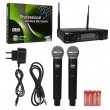 DNA Professional DVS2 - wireless microphone, 2 handheld transmitters + base unit (560 590 MHz)