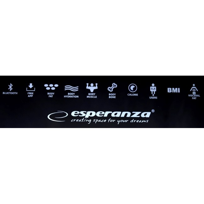 Esperanza EBS016K personal scale Electronic personal scale Square Black Esperanza EBS016K personal scale Electronic personal scale Square Black