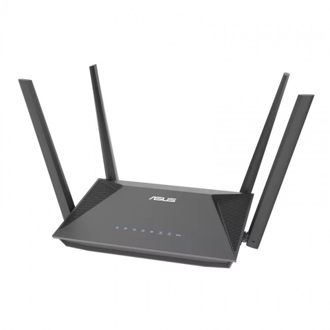ASUS RT-AX52 AX1800 AiMesh wireless router Gigabit Ethernet Dual-band (2.4 GHz / 5 GHz) Black ASUS RT-AX52 AX1800 AiMesh wireless router Gigabit Ethernet Dual-band (2.4 GHz / 5 GHz) Black