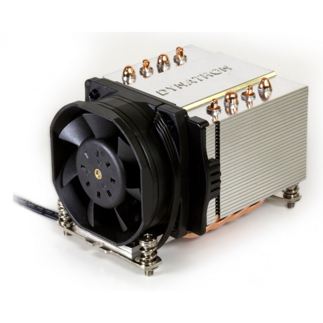 Dynatron A24 computer cooling system Processor Cooler 6 cm Black, Silver 1 pc(s)