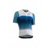 Koszulka rowerowa NORTHWAVE Blade Air Jersey S/s bia o niebieski - M