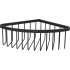 Corner shower basket