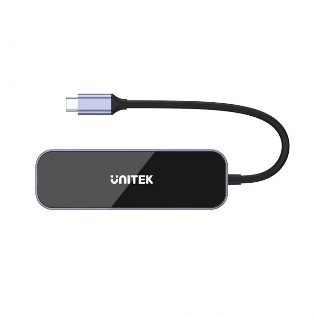 UNITEK uHUB H6 Wired USB 3.2 Gen 1 (3.1 Gen 1) Type-C Black, Grey