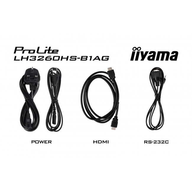iiyama LH3260HS-B1AG Signage Display Digital A-board 80 cm (31.5 iiyama LH3260HS-B1AG Signage Display Digital A-board 80 cm (31.5