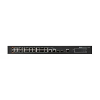 BCS BCS-L-SP2402G-2SFP-M(II) Managed Power over Ethernet (PoE) 1U Black