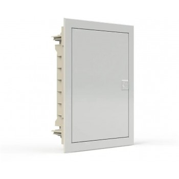 PLASTIC INSTALLATION ENCLOSURE WITH METAL DOOR, FLUSH-MOUNTED, IP40, 1 ROW, 12 NOARK PMF 12 107101 MODULES