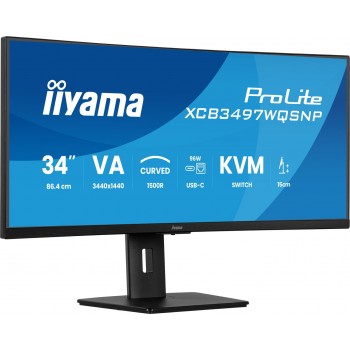 iiyama ProLite XCB3497WQSNP-B1 computer monitor 86.4 cm (34
