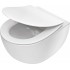 Rimless wall-hung toilet