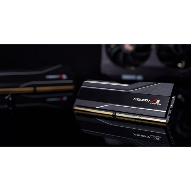 G.Skill Trident Z5 Neo RGB F5-6000J2636H48GX2-TZ5NR memory module 96 GB 2 x 48 GB DDR5 6000 MT/s G.Skill Trident Z5 Neo RGB F5-6000J2636H48GX2-TZ5NR memory module 96 GB 2 x 48 GB DDR5 6000 MT/s
