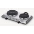 Severin DK 1014 hob Stainless steel Countertop 45.5 cm Sealed plate 2 zone(s)
