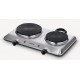 Severin DK 1014 hob Stainless steel Countertop 45.5 cm Sealed plate 2 zone(s)