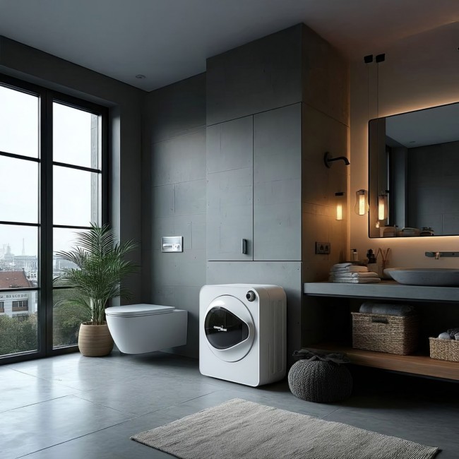 GreenBlue GB405 Tumble Dryer Electric Clothes 830W 3kg Mini Travel Vented Freestanding Wall Mount 5 Drying Programs GreenBlue GB405 Tumble Dryer Electric Clothes 830W 3kg Mini Travel Vented Freestanding Wall Mount 5 Drying Programs