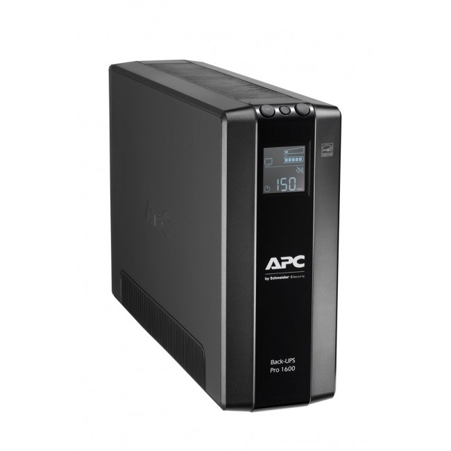 APC Back-UPS Pro, 1600VA/960W, Tower, 230V, 8x IEC C13 outlets, AVR, LCD, User Replaceable Battery APC Back-UPS Pro, 1600VA/960W, Tower, 230V, 8x IEC C13 outlets, AVR, LCD, User Replaceable Battery